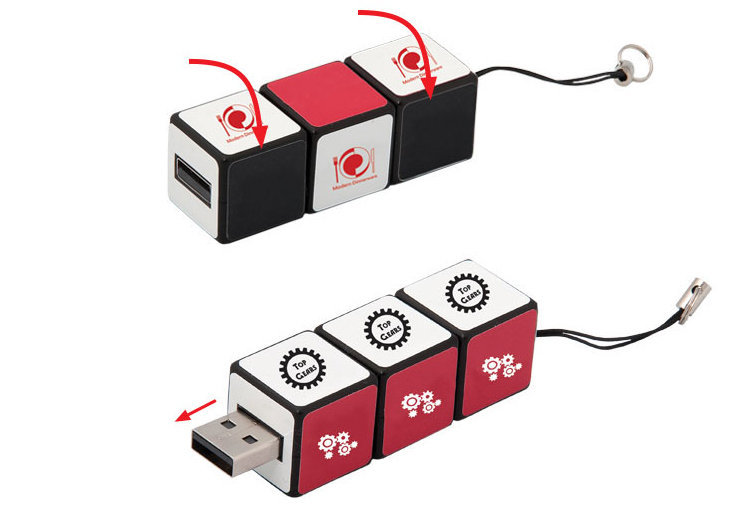 Quà tặng doanh nghiệp, quà tặng usb rubik