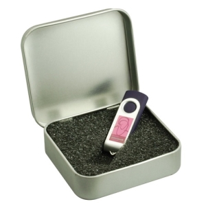 Flip Tin Box Square-PCK10