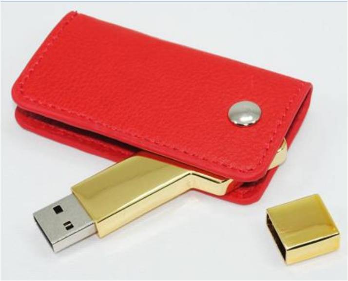 quà tặng doanh nghiệp USB da chìa khóa