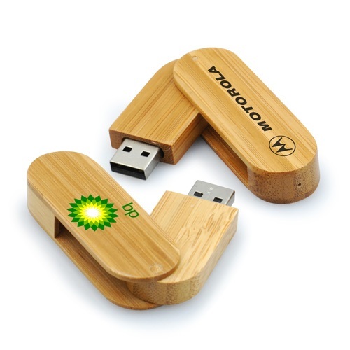 Quà tặng doanh nghiệp, quà tặng usb gỗ xoay usw02