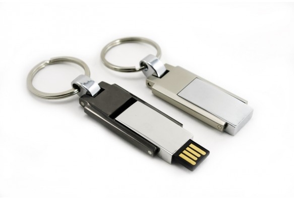 quà tặng usb kim loại có móc usm20